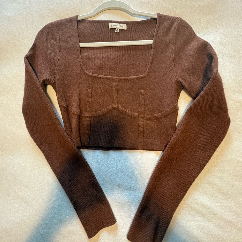 Sweater Crop Top